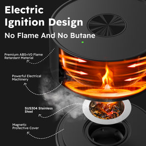 Smokpub Basic Kit – Electric Smoker Set for Whiskey, Bourbon & Cocktails